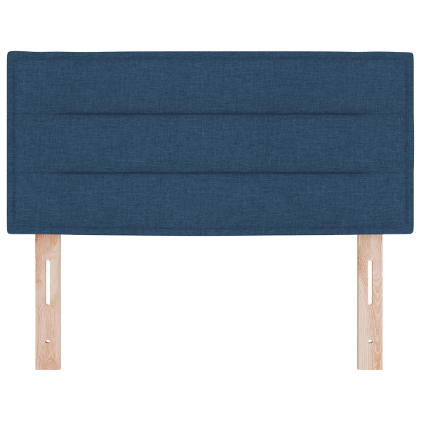 Cabeceira  Design Linhas Azul 100 cm Tecido M 4