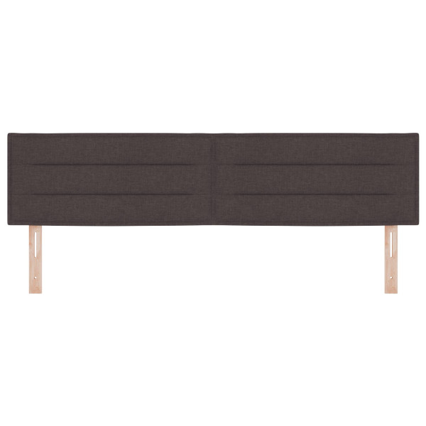 Cabeceira  Design Linhas Marrom Escuro 180 cm Tecido M 4