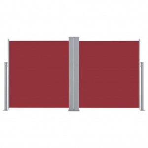 Toldo lateral retráctil rojo 170x600 cm H