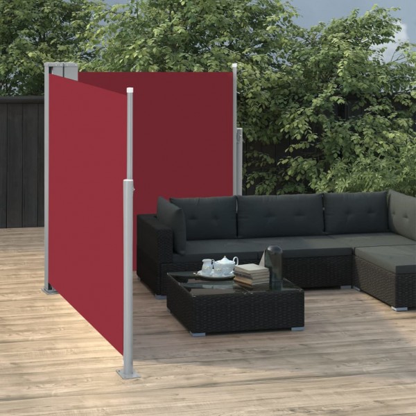 Toldo lateral retrátil 170x600 cm vermelho M 3