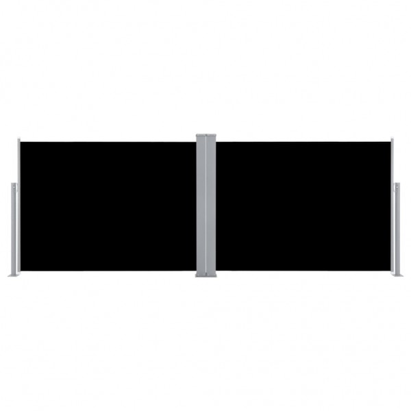 Toldo lateral retrátil 100x1000 cm preto M 4