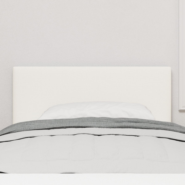 Cabecero de diseño liso crema 90 cm tejido de corduroy M 3
