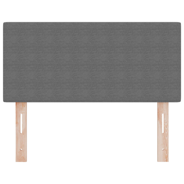 Cabezal  Diseño Simple Gris Claro 100 cm Tela de Pana M 4
