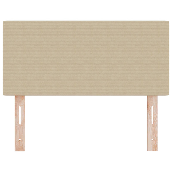 Cabezal  Diseño Sencillo Verde Claro Gris 100 cm Tela de Pana M 4