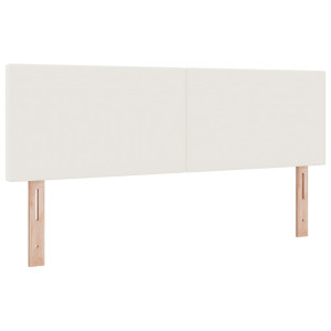 Cabeceira  Design Simples Creme 160 cm Tecido de Veludo Cotelê H