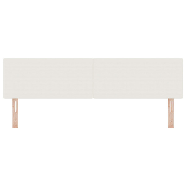 Cabeceira  Design Simples Creme 180 cm Tecido de Veludo M 4
