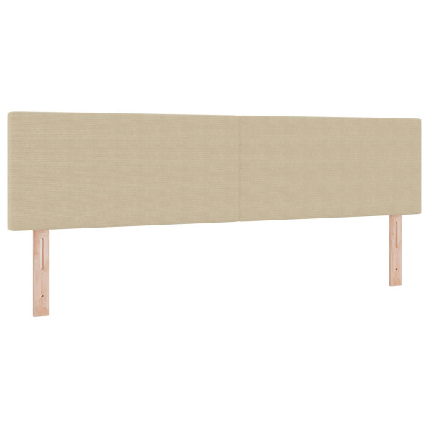 Cabeceira  Design Simples Verde Claro Cinza 180 cm Tecido de Corduroy M 2