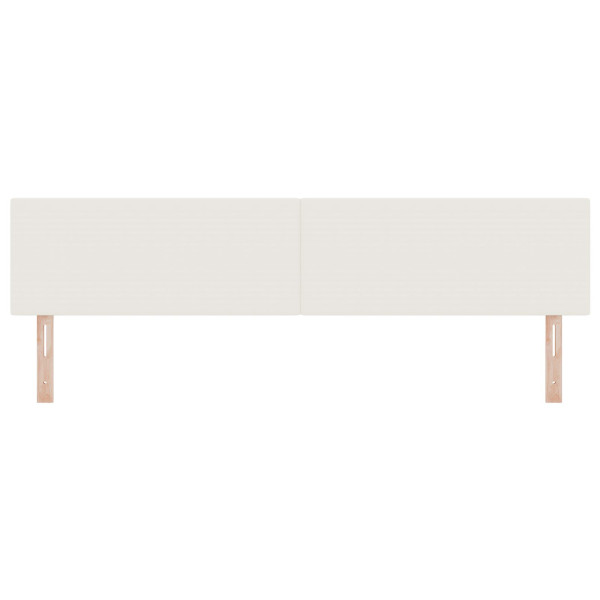 Cabezal  Diseño Sencillo Crema 200 cm Tejido de Pana M 5