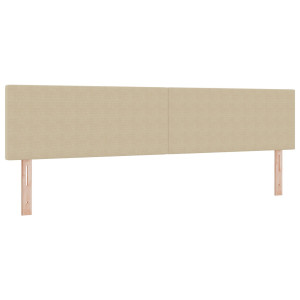 Cabecera  Diseño Sencillo Verde Claro Gris 200 cm Tela de Terciopelo H