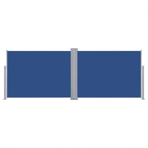 Toldo lateral retrátil 100x1000 cm azul M 4