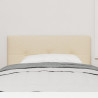 Cabecero VidaXL con Botones Acolchados Crema de 90 cm en Tela 3