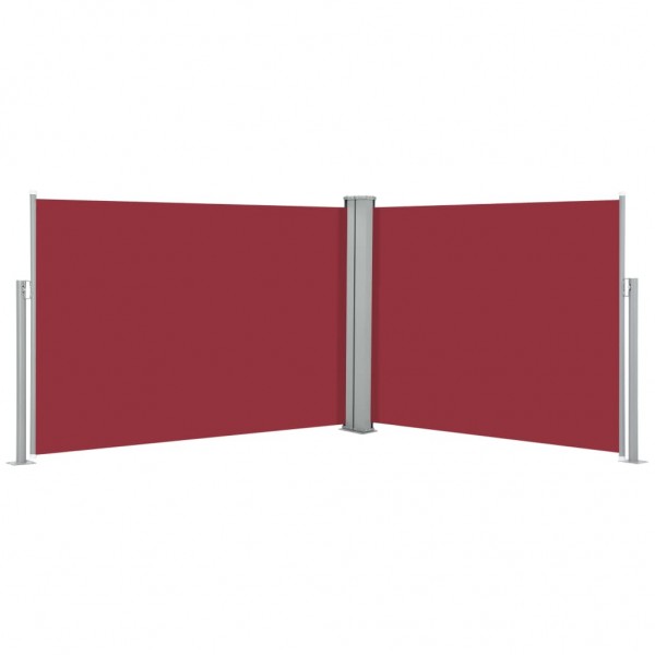 Toldo lateral retráctil rojo 100x1000 cm D