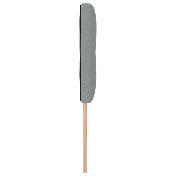 Cabecero Button Tapizado Gris Claro 160 cm Tela M 5