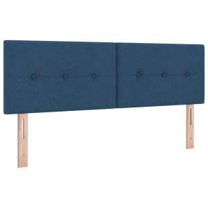 Cabecero de  Button Tufted Azul 160 cm Tela H
