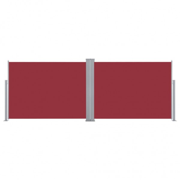 Toldo lateral retráctil rojo 120x1000 cm M 4