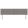Cabezal  Tufted con botones Taupe 180 cm en tela 3