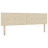 Cabeceira  Botões Estofada Creme 180 cm Tecido 2