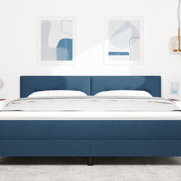 Cabezal  Botonera Azul 180 cm Tela M 3