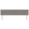 Cabecero  con botones acolchados 200 cm Taupe 4