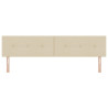Cabecero  Acolchado en Botones Crema 200 cm Tela 5