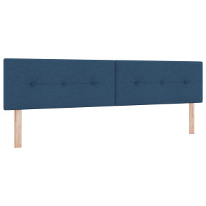 Cabecero  Tufted Botones Azul 200 cm Tela H