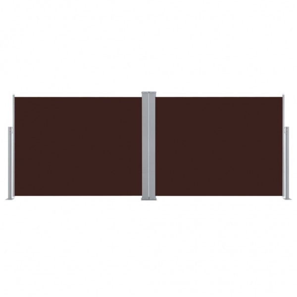 Toldo lateral retráctil marrón 140x1000 cm M 4