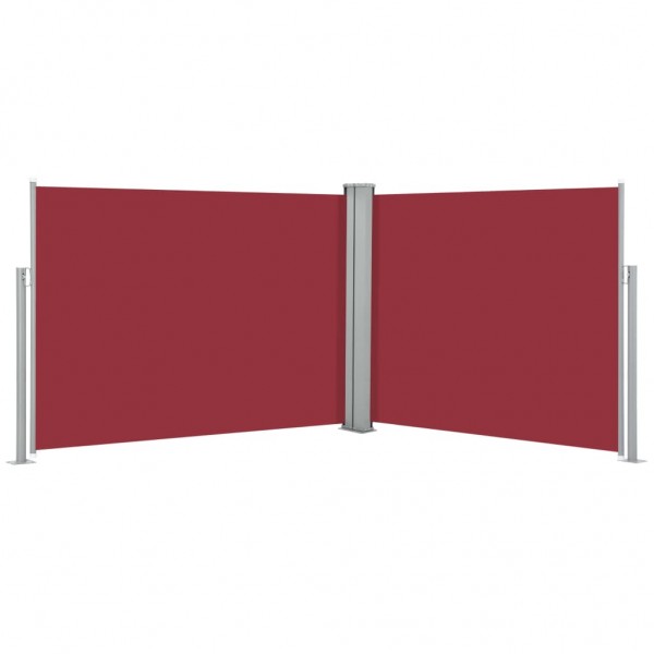 Toldo lateral retráctil rojo 140x1000 cm D