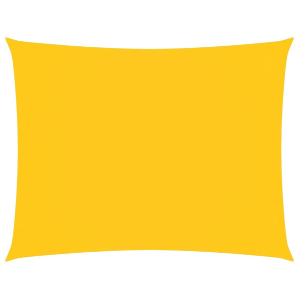 Toldo de vela rectangular tela Oxford amarillo 2.5x4 m M 2
