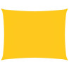 Para-sol estilo vela tecido oxford retangular 2.5x4 m amarelo 2