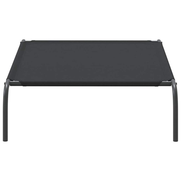 Cama para cães elevada 110x65x20 cm tecido oxford e aço preto M 5