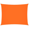 Para-sol estilo vela tecido oxford retangular 4x6 m laranja 2