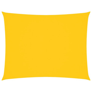 Para-sol estilo vela tecido oxford retangular 3x6 m amarelo H