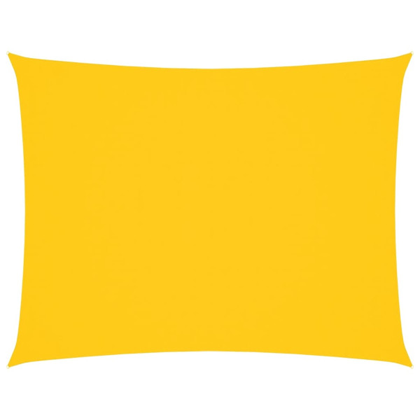 Para-sol estilo vela tecido oxford retangular 3x6 m amarelo M 2