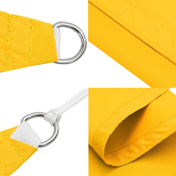 Toldo de vela rectangular tela oxford amarillo 3x6 m M 5