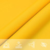Para-sol estilo vela tecido oxford retangular 2x3 m amarelo 5