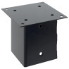 Bases para postes cuadradas 12 uds. Antracita 101x101 mm 5