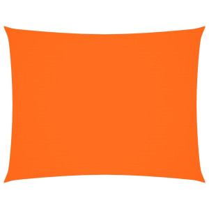 Para-sol estilo vela tecido oxford retangular 3x6 m laranja H