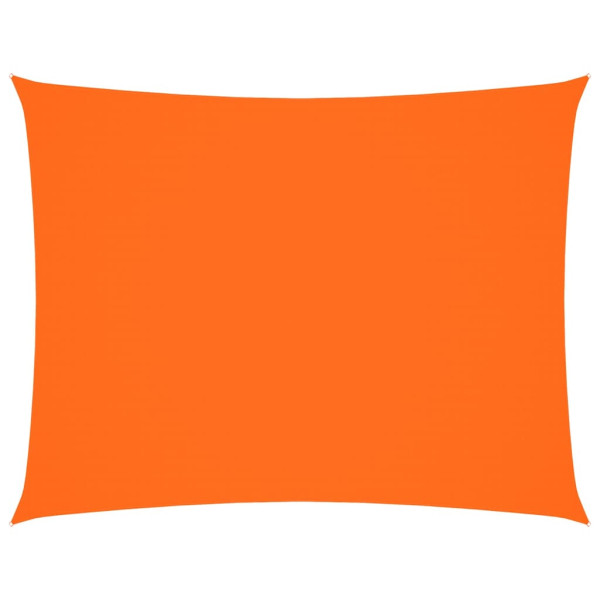 Toldo de vela rectangular tela oxford naranja 3x6 m M 2