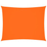 Para-sol estilo vela tecido oxford retangular 3x6 m laranja 2
