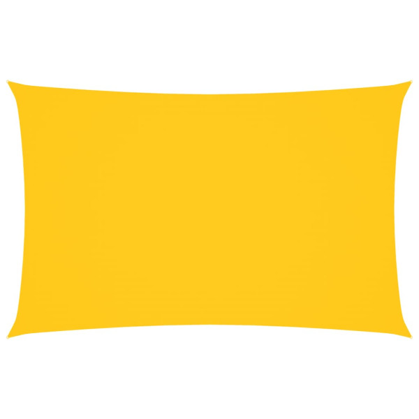 Toldo de vela rectangular tela Oxford amarillo 2x4.5 m M 2