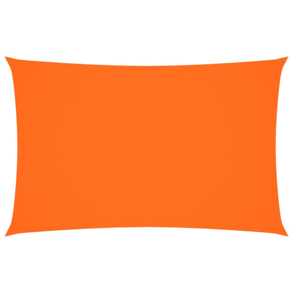 Toldo de vela rectangular tela Oxford naranja 2x4.5 m M 2