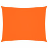 Toldo de vela rectangular tela Oxford naranja 2.5x4 m 2