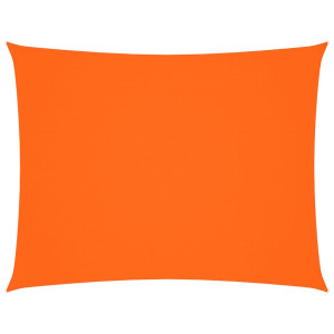 Para-sol estilo vela tecido oxford retangular 5x6 m laranja H