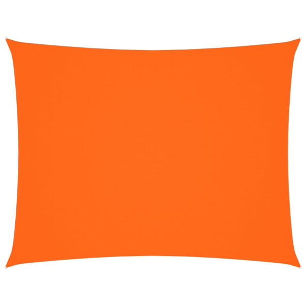 Para-sol estilo vela tecido oxford retangular 5x6 m laranja M 2