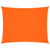 Para-sol estilo vela tecido oxford retangular 5x6 m laranja 2