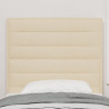 Cabeceira Design Linhas Creme 90 cm Tecido 3