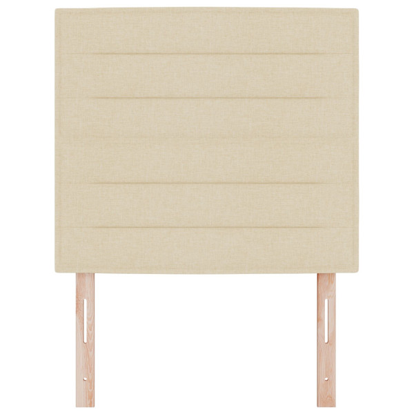 Cabecero  Diseño de líneas Crema 100 cm Tela M 4