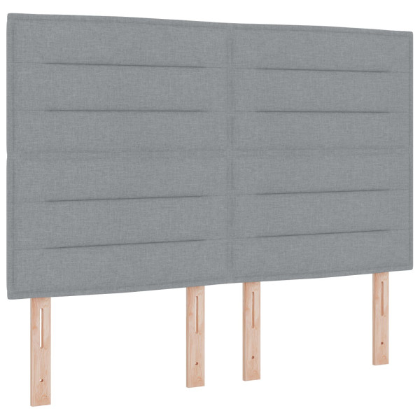 cabecero  Diseño Lines Gris Claro 140 cm Tela M 2