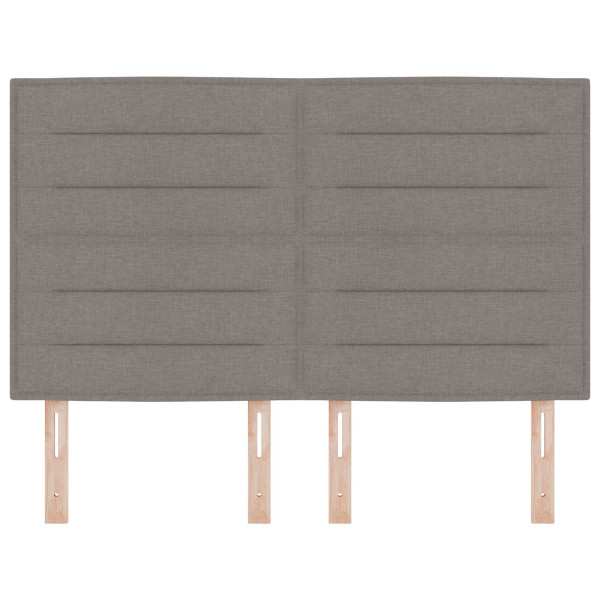 Cabeceira Design Lines Taupe 140 cm Tecido M 4