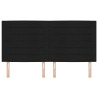 Cabeceira Design Lines Preto 180 cm Tecido 4
